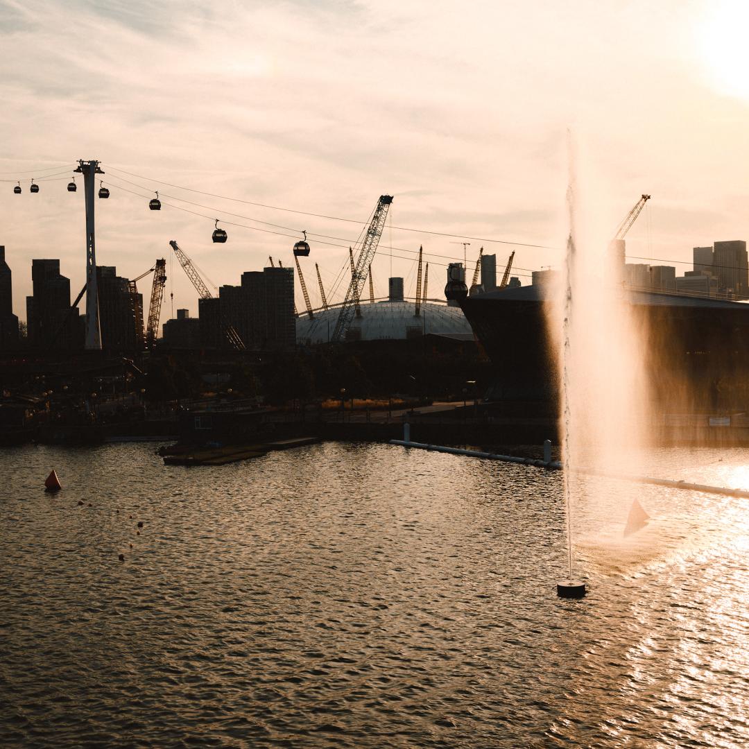 Saltley Geyser in Canning Town, London