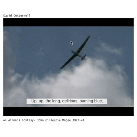 Screenshot from live web-cast of film