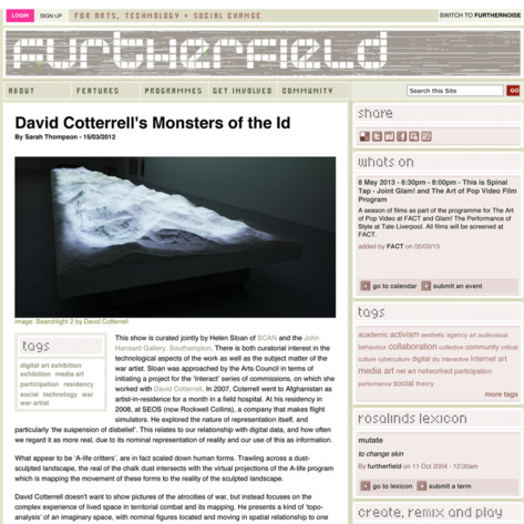 Furtherfield Website