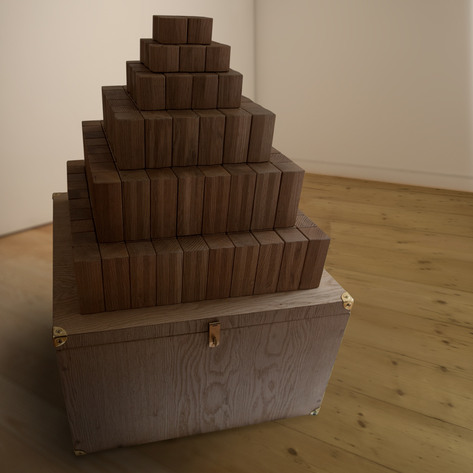 1:25 assembled on its own packing case