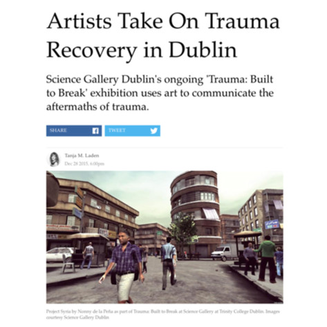 Artists take on trauma recovery in Dublin