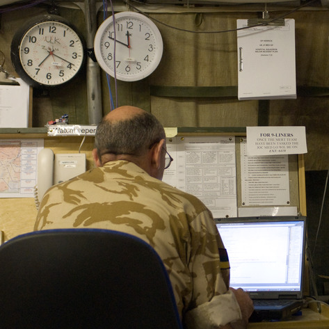 The Camp Bastion forward watchkeeper